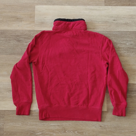 Vintage Polo Ralph Lauren Men's 1/4 Zip Snap Button Pullover Sweater Top Size M - Picture 5 of 6